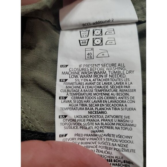 Beyond Clothing K5 Makers Pants Men's 38x32 Green Ripstop Adjustable Cargo - Picture 12 of 13